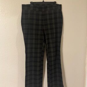 Time and Tru Black and Gray Plaid Pants